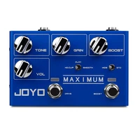 joyo r 05 maximum overdrive guitar effect pedal wild overdrive long sustain distortion effect mini pedal guitar bass parts