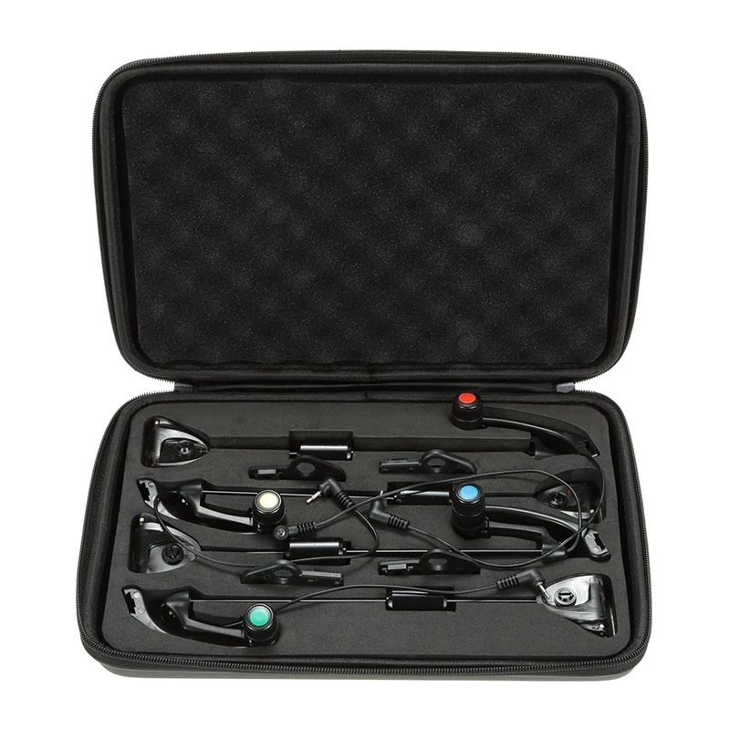 Fishing Siren 4Pcs Rocker LED Occlusion Alarm Squid Suit Hanger Sensor Light Finger Display Pesc | Спорт и развлечения