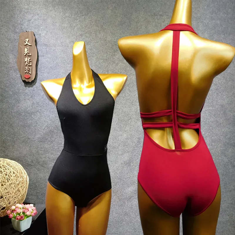 Топ для латинских танцев трико без рукавов r женский купальник лайкра спандекс