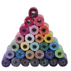 Шнур для макраме, 3 мм, 100% хлопок, Цветной Шнур для ручной работы, сделай сам, витая веревка, гобелен, ремесла, поставка одежды, пленка, упаковка 100 м