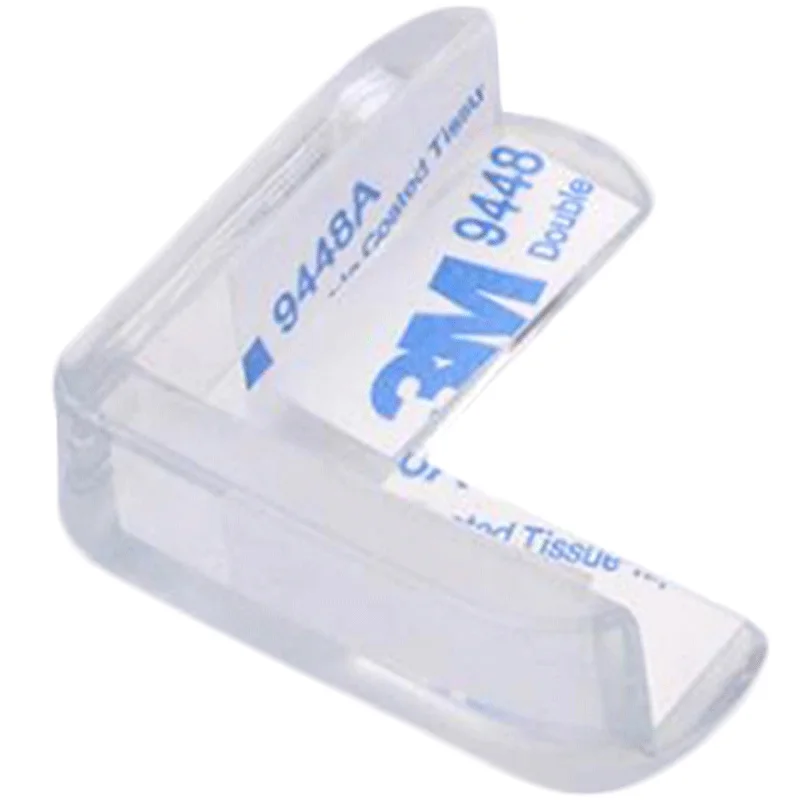 Protector de silicona transparente para ni&ntilde;os y beb&eacute;s, cubierta de protecci&oacute;n de esquinas de mesa, anticolisi&oacute;n, 4 unidades-5