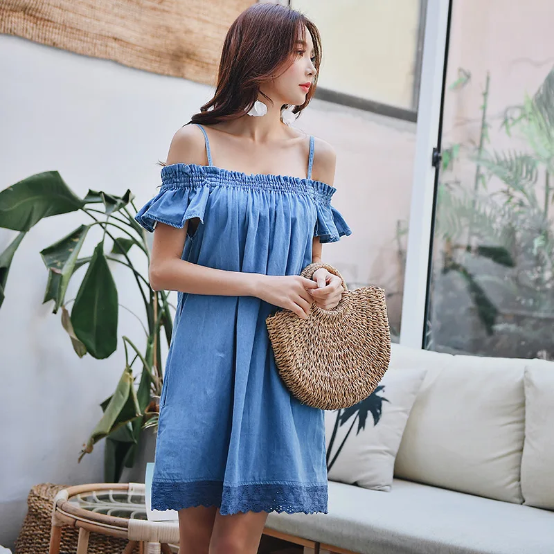 Dabuwawa модное женское хлопковое платье Летнее сексуальное короткое с открытыми