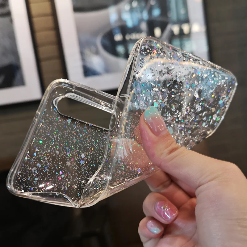 Блестящий Прозрачный чехол для телефона со звездой Xiaomi 6 6X 9 8 SE Lite Redmi K20 Pro Note 7