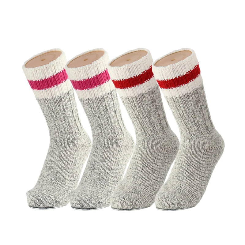 Носки мужские/женские зимние из шерсти мериноса 4 пары | Женская одежда