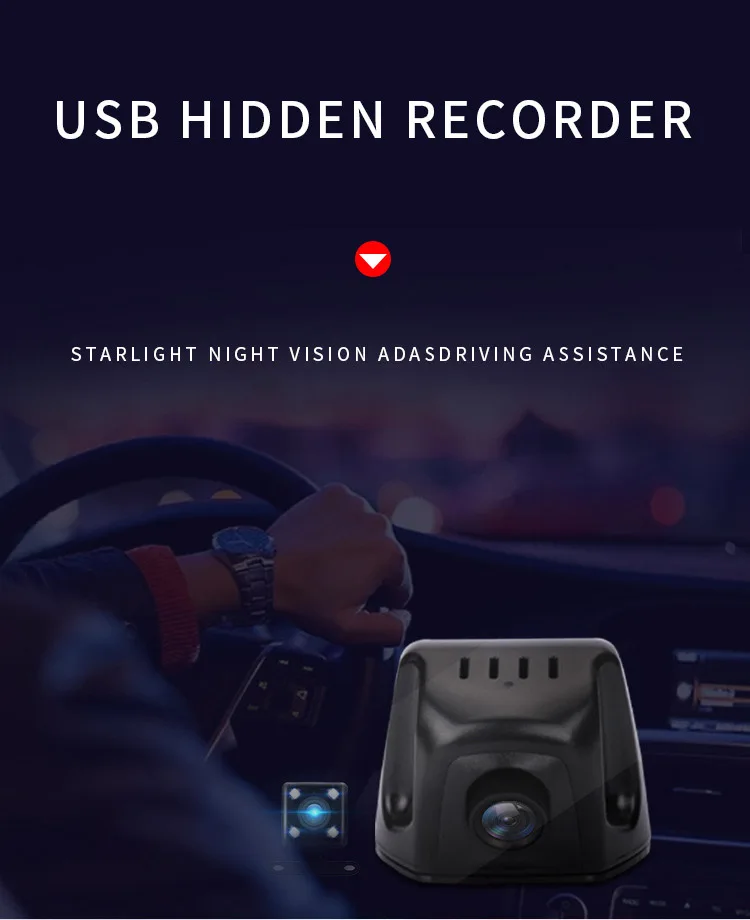 JIANSU скрытый видеорегистратор HD ночного видения мини USB anytek dvr | Автомобили и