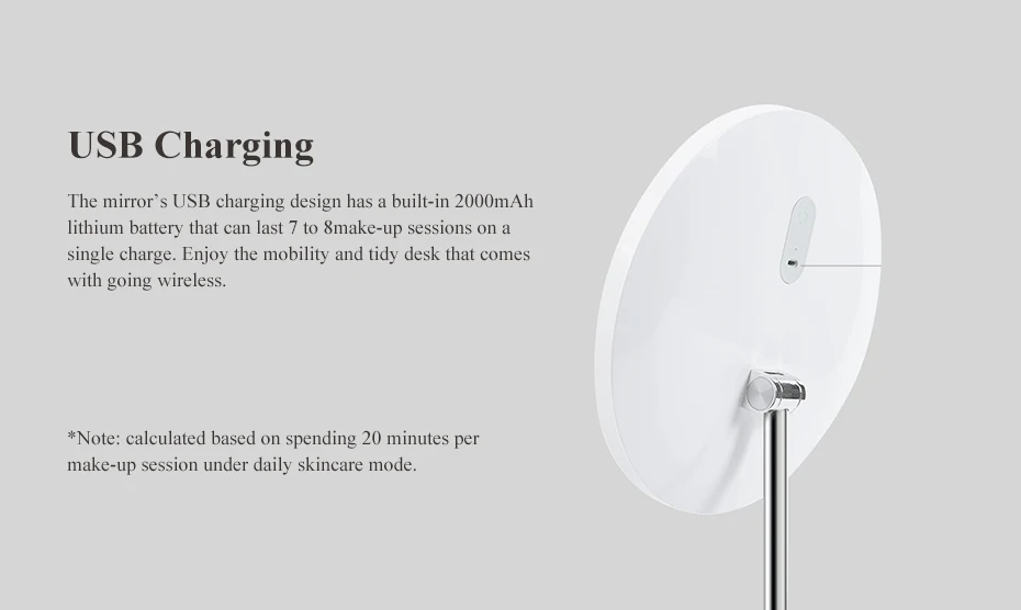xiaomi Mijia Yeelight портативный светодиодный макияж зеркало со светом затемнения умный датчик движения ночник для xiaomi умный дом