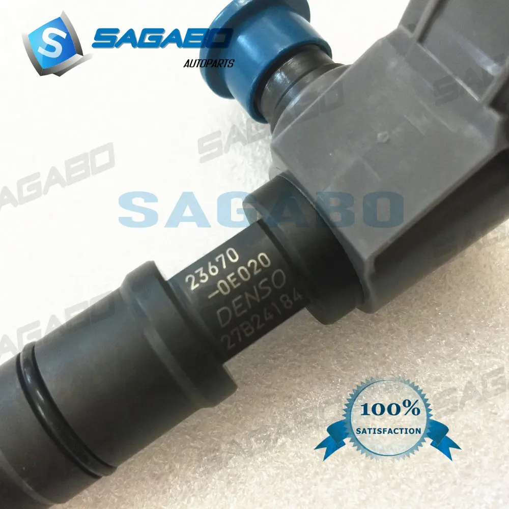 4 шт. и Common rail Инжектор 23670-0E020 295700-0560 для 2GD-FTV 2.4L