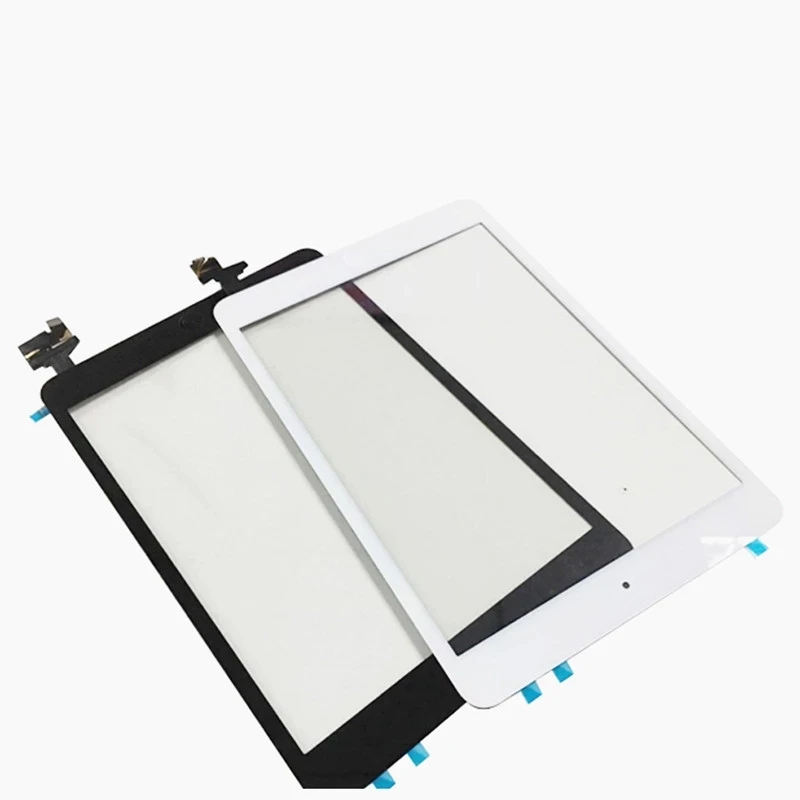 Для iPad mini 1/2 черный белый цвет сенсорный экран стекло дигитайзер + микросхема IC