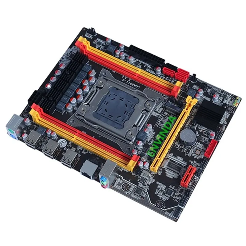 ENVINDA x79 motherboard LGA2011 E5-2630CPU 4*4GB DDR3=16G 1333 REG ECC RAM PC3 10600R memory combo kit set NVME SATA Server | Компьютеры и