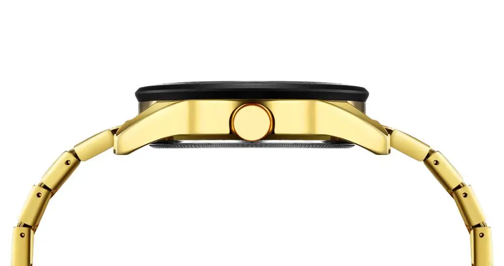 

CURREN Gold Stainless Steel Relogio Masculino Men Sport Watch High Quality Black Clasp Quartz Wristwatch Luxury Top Brand Clock