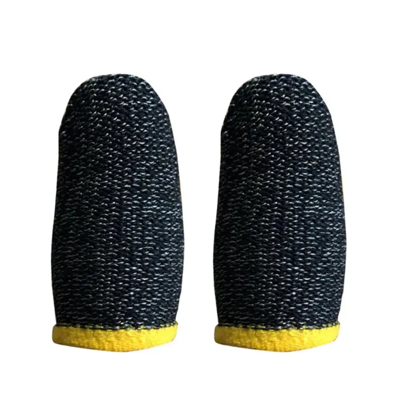 

1Pair Car1Pabon Fiber Finger Sleeve Non-slip Breathable Gaming Gloves foriPhone 24BB