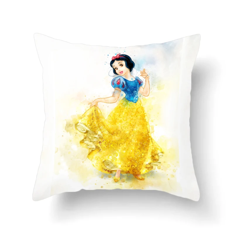 Принт с героями мультфильмов декоративная подушка для дивана крышка плюшевые