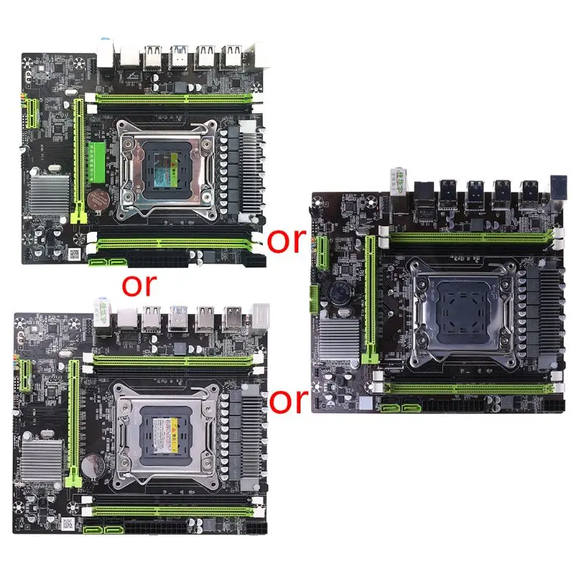 Игровая материнская плата X79H LGA 2011 8 ядер 4xDDR3 DIMM для настольного