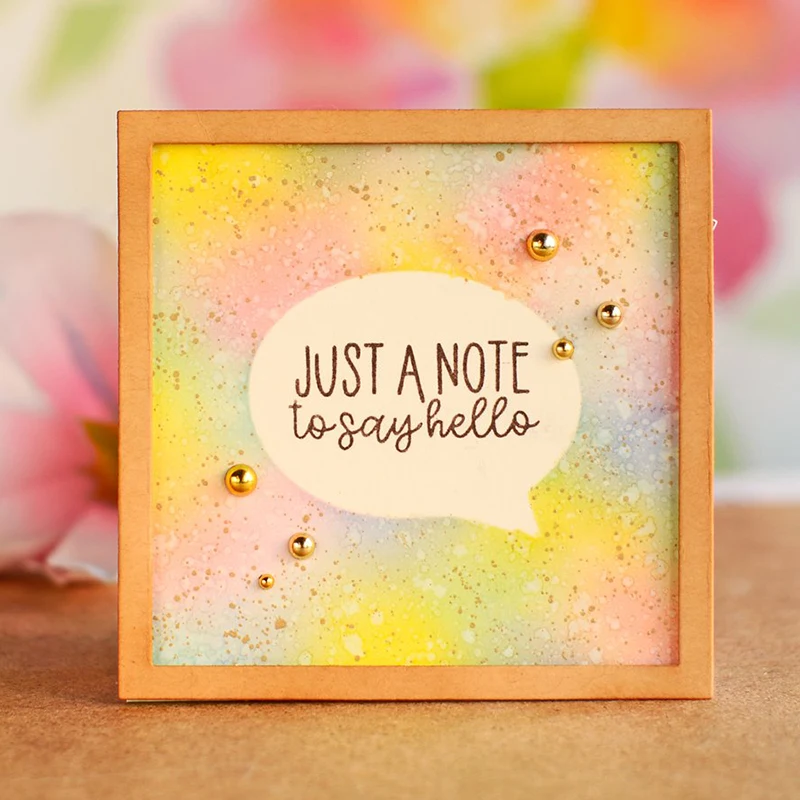 Новинка 2021 года пластиковый трафарет с пузырьковой чатой для рукоделия