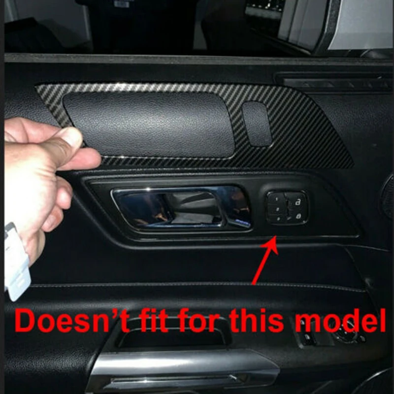 

Car Inner Door Handle Switch Trim Cover for Ford Mustang 2015-2019 Accessories