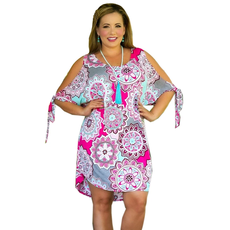 2019 сезон: весна лето платья для женщин из хлопка размера плюс Бандажное платье