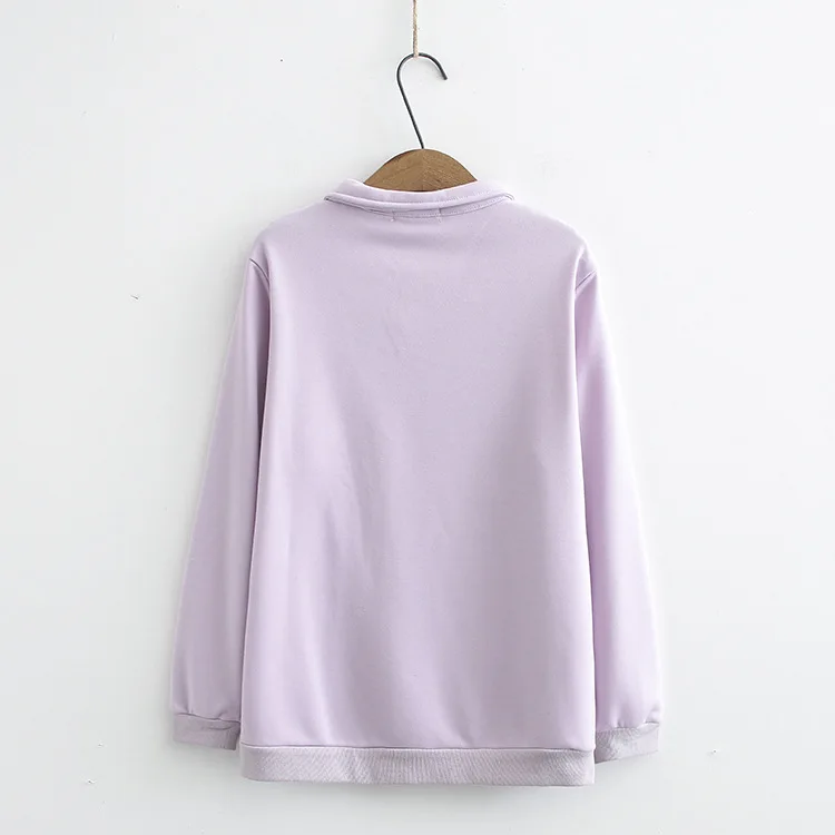 Повседневные свитшоты размера плюс осень 2019 женская мода свободные длинный