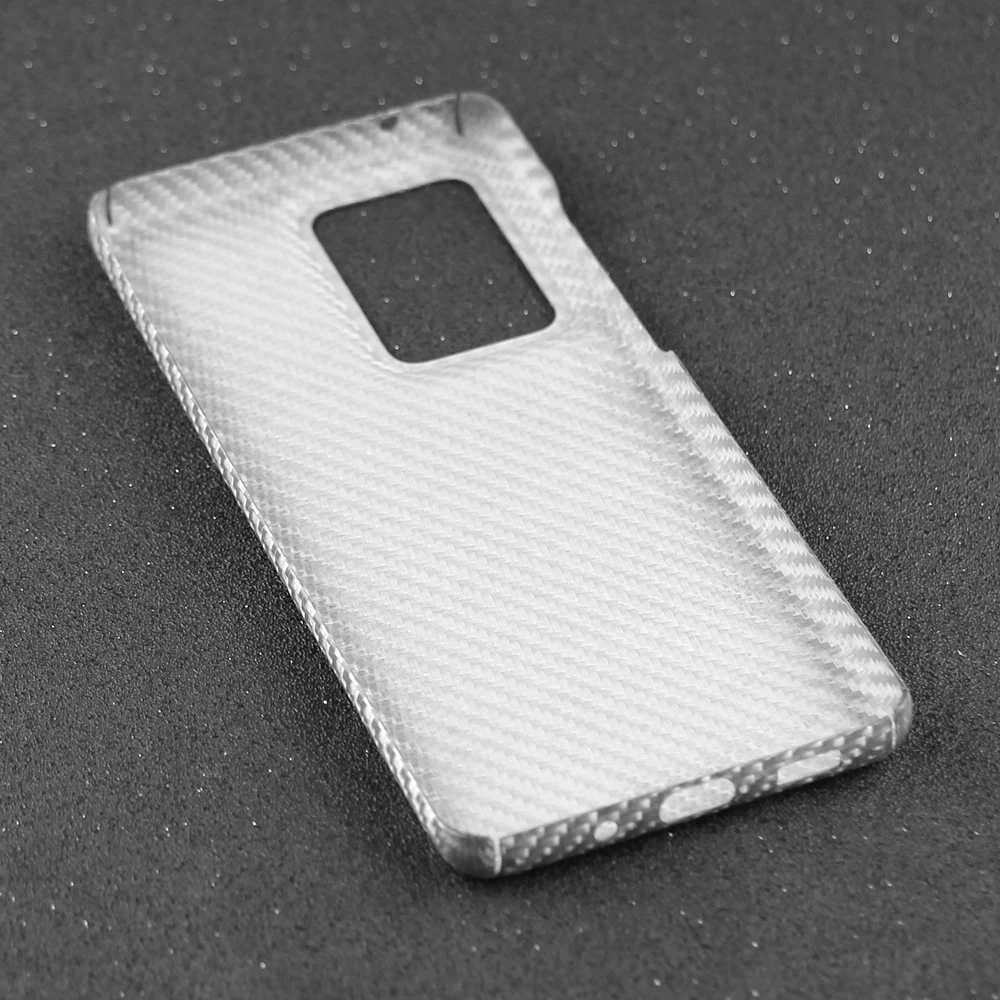 

Aramid Fiber Phone Case for Samsung Galaxy S20 Plus S20 Ultra Silver Protective Shell Cover Real Thin Carbon Fiber Cases