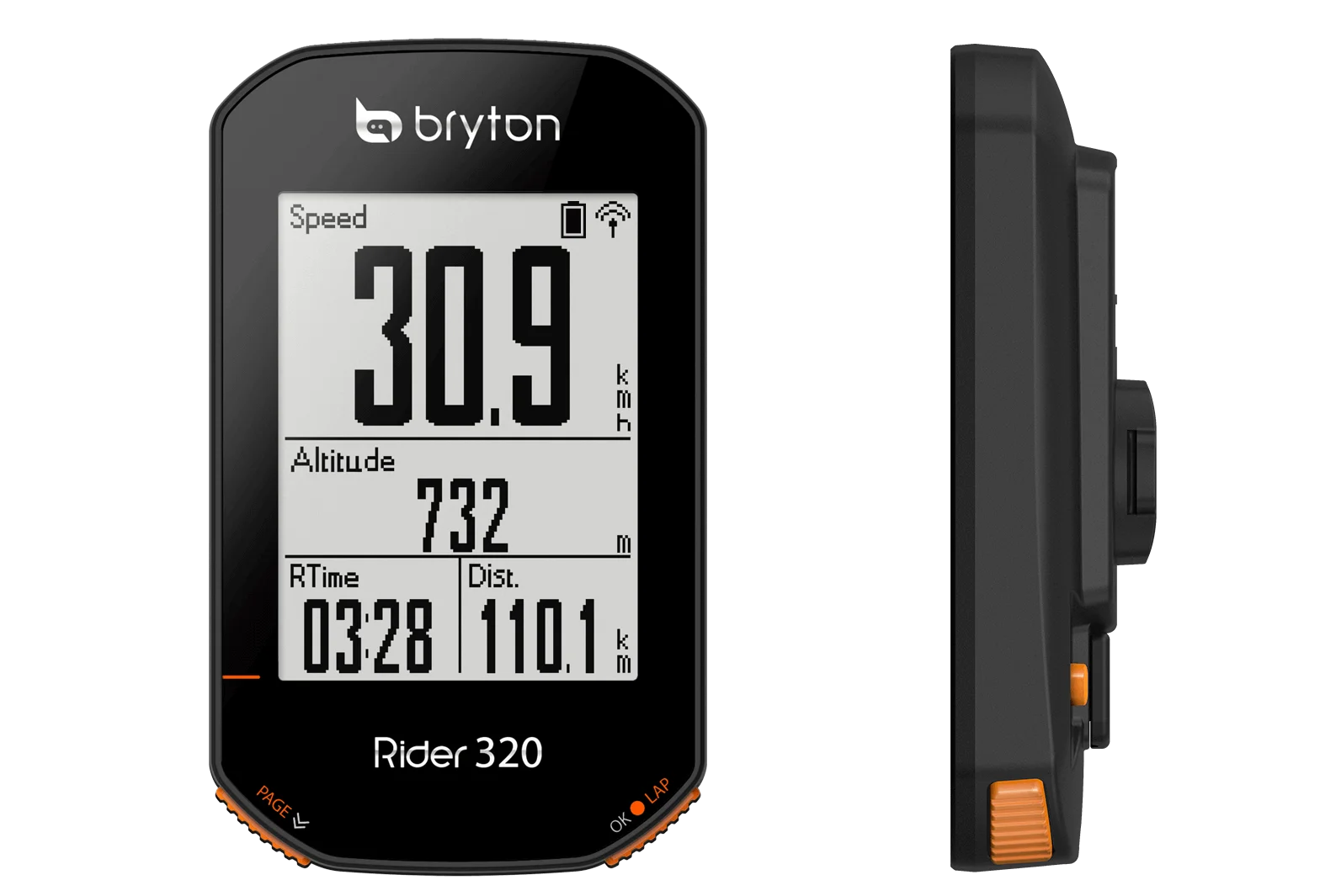 Велосипедный компьютер Bryton Rider 320 беспроводной GPS GNSS/ANT + Bluetooth Глобальная скорость