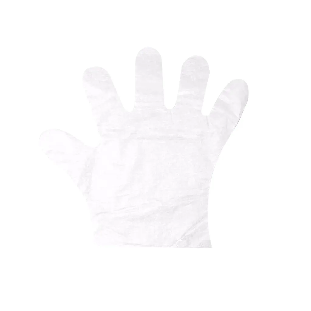 Одноразовые пластиковые прозрачные перчатки садовые ресторанные домашние для