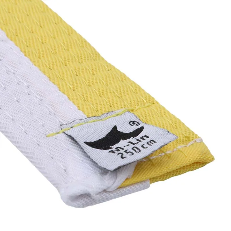 

9 Colours 250 Centimeter Professional Taekwondo Belt Karate Judo Double Wrap Martial Arts Striped Sport Belts