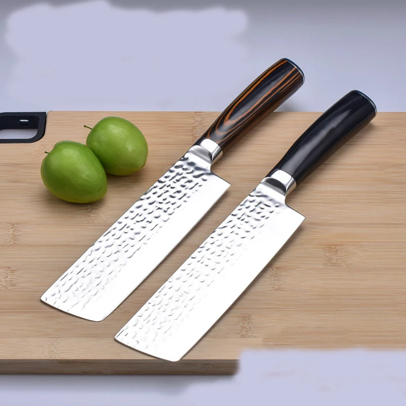 Нож для ковки молота кухонный Дамский нож резки из нержавеющей стали японский