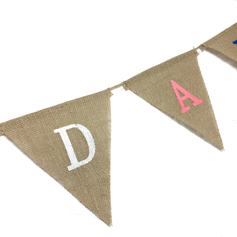 3 2 м треугольник с днем рождения баннер гирлянда вечерние украшения на день