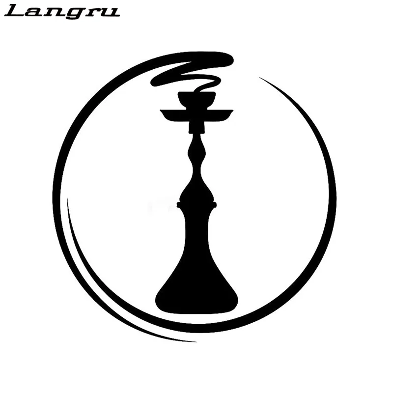 Langru 14 7 см * 15 кальян для курения виниловые наклейки аксессуары автомобиля