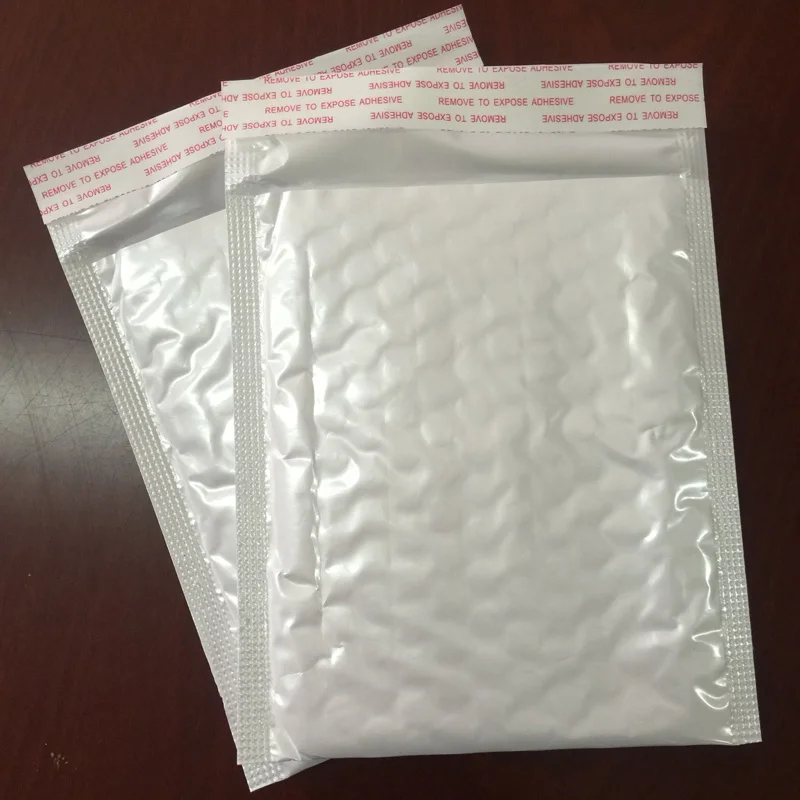 White Foam Envelope Bag Mailers Padded Shipping With Bubble Mailing gift wrap packaging bags 13*17cm 10pcs/lot |