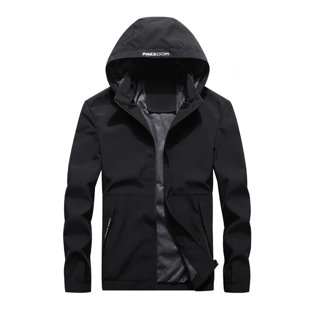 Стильная мужская ветровка Осень Зима куртка Кейп повседневная плюс размерные