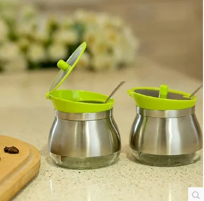 Приправа из нержавеющей стали кастрюля для приправ кухонная утварь соль перец