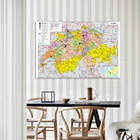 150*100 см Швейцария транспортная карта на французском языке Wall Art плакат нетканый холст для живописи школьные принадлежности, домашний декор
