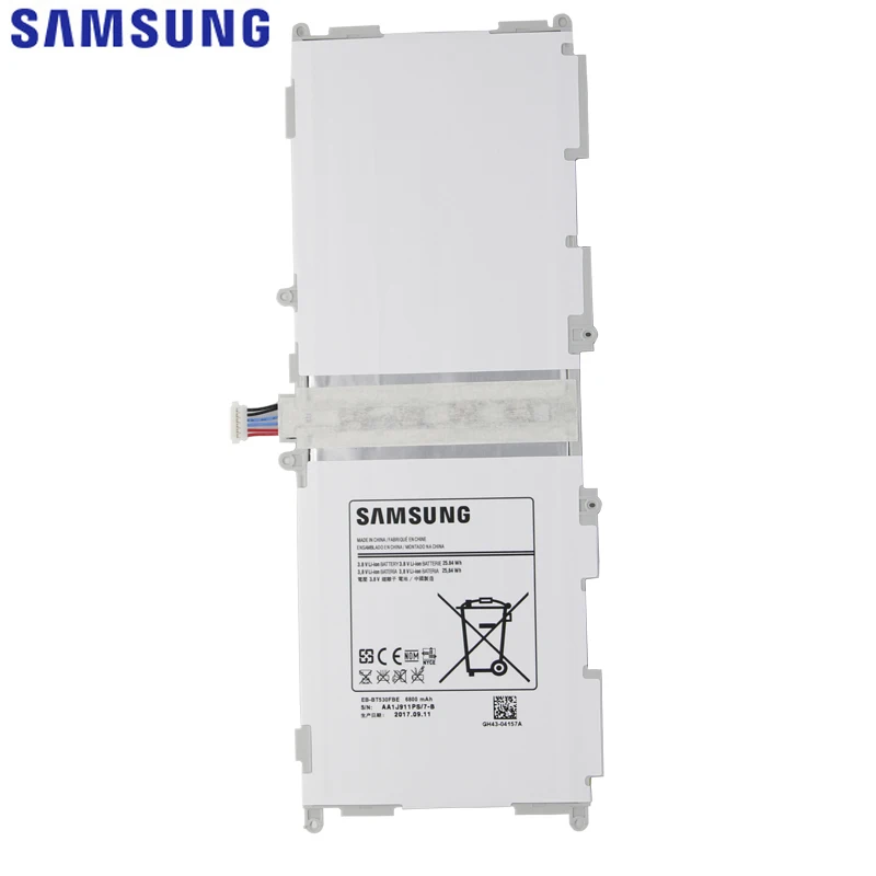 Оригинальная батарея samsung EB-BT530FBC EB-BT530FBE 6800 ма-ч для samsung GALAXY Tab 4 SM-T530 SM-T531 SM-T533 SM-T535 SM-T537 P5220