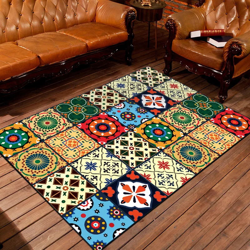 

Living Room Doormat Pattern Bedroom Cloakroom Carpet Coffee Table Bedside Carpet Washable Custom Pattern Rug Rugs Area Rug Large