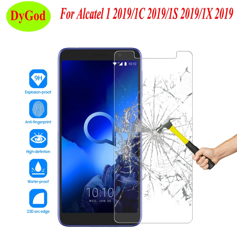 Для Alcatel 1 2019/1C 2019 закаленное стекло Передняя защитная пленка для 1S 2019/1X стеклянная