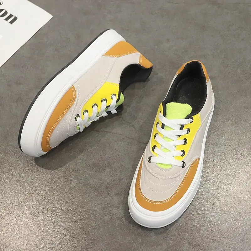 

Sports Shoes Women's Running Shoes 2020 Summer New Mesh Breathable Thick Bottom Increased Versatile Student Shoes