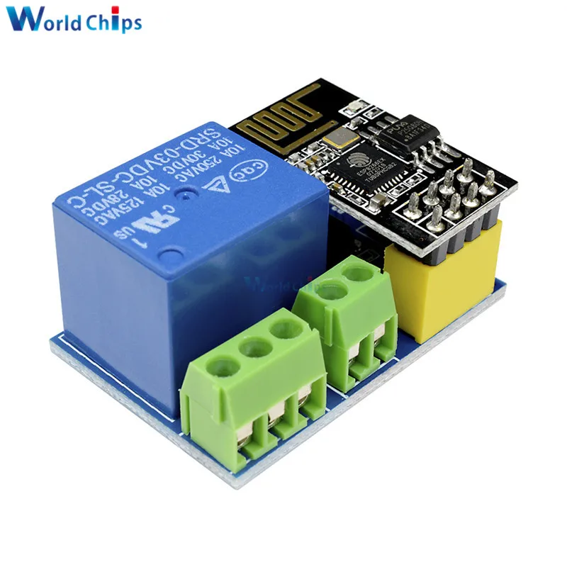 Модуль дистанционного управления для умного дома ESP8266 ESP-01S 5 В Wi-Fi приложение