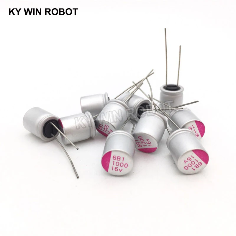 16V1000UF 10*13 DIP Твердый электролитический конденсатор 1000 мкФ 16V 10x13mm твердый сатный
