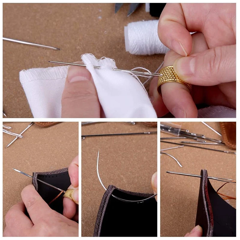 Набор для шитья кожи набор ремонта кожаной обивки с швейной нитью 8 цветов 29 шт. |