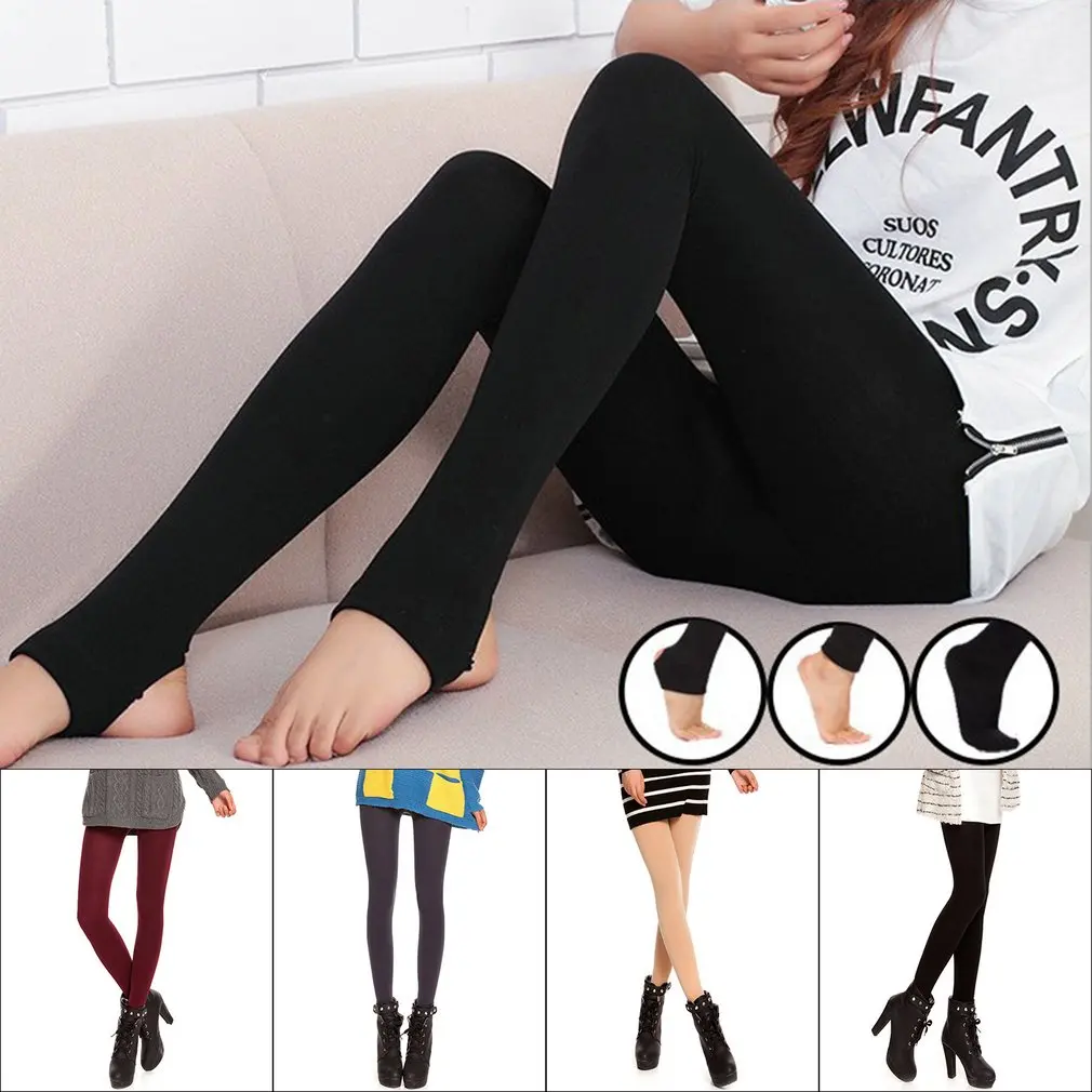 Женские теплые леггинсы 2018 новые женские мягкие брюки осень зима повседневные