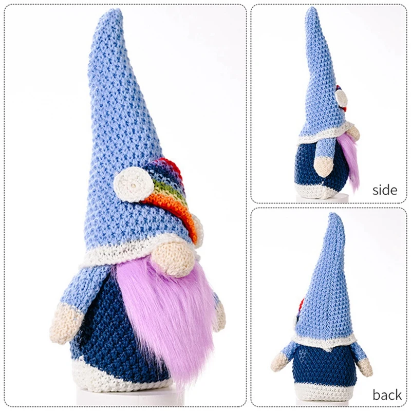 2 шт. ЛГБТ гей-Прайд месяц Радуга гном любовь мы все вместе Красочный дом