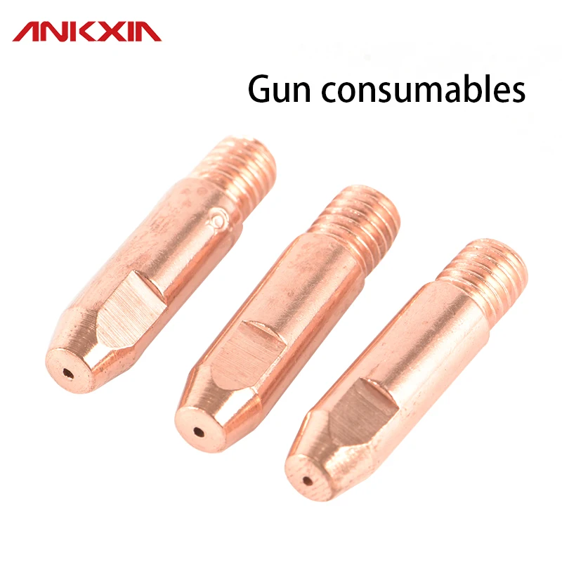 

24KD Contact Tip CuCrZr MIG Torch/Gun Consumables 0.8/1.0/1.2mm Welding Tips for Euro Style MIG MAG Welding Torch