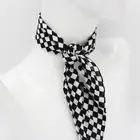 Бандана в черно-белую клетку 55x55 см, гоночная бандана, унисекс, многофункциональная квадратный ободок, наружная спортивная повязка на голову для мотоциклистов