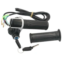 e bike handlebar throttle grip with lcd display 243648v electric scooter bicycle throttle electric bicycle accessories