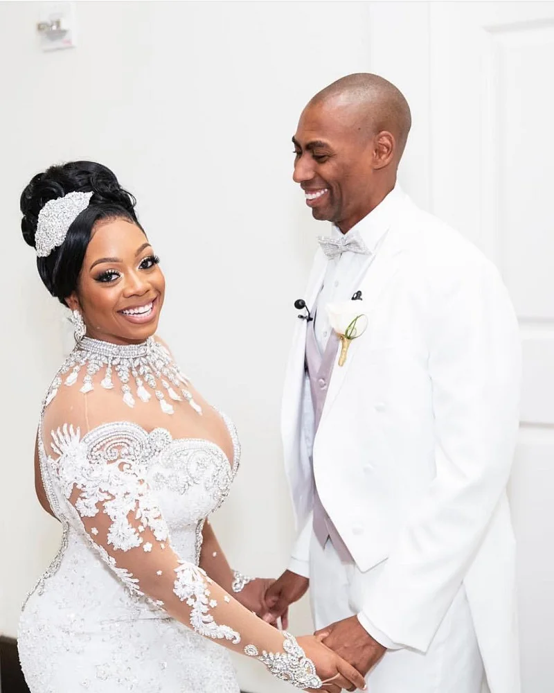 

Новая коллекция 2020, свадебное платье с высоким воротником и длинным рукавом