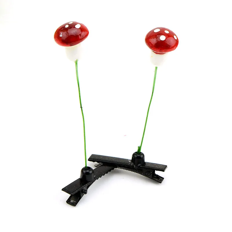 Модная детская заколка для волос унисекс девочек с милыми растениями травами