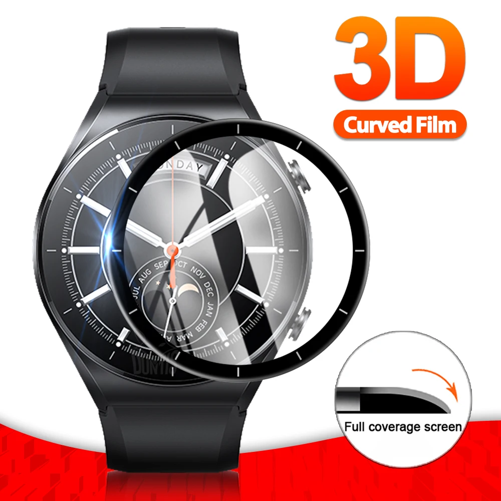 3D Защитная пленка для смарт-часов Xiaomi Watch S1 защитная крышка экрана Mi цветная