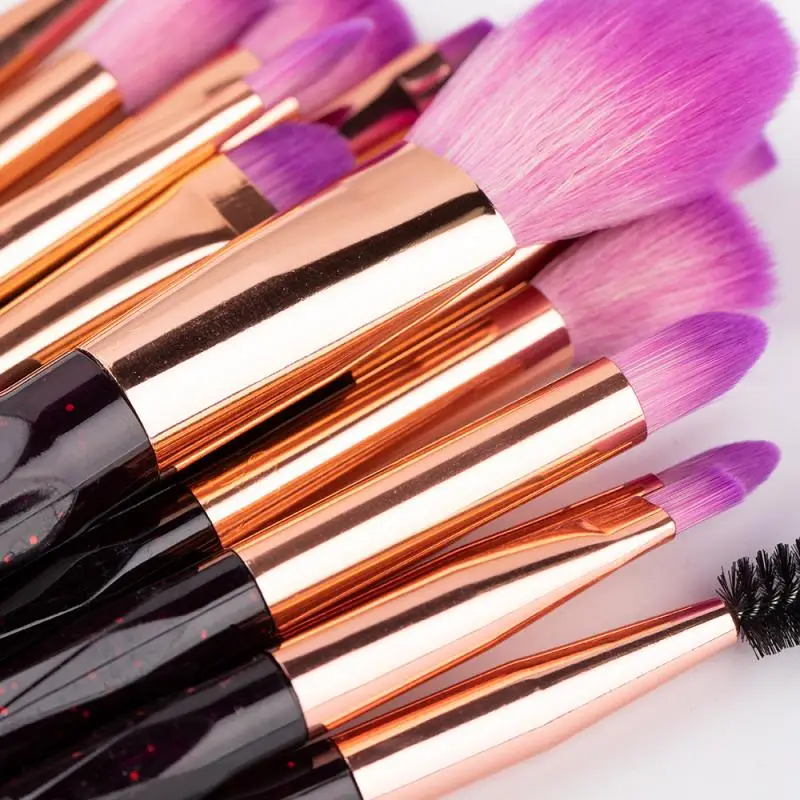 15 шт. практичная Радужная искусственная кожа для глаз румяна набор пудры лица