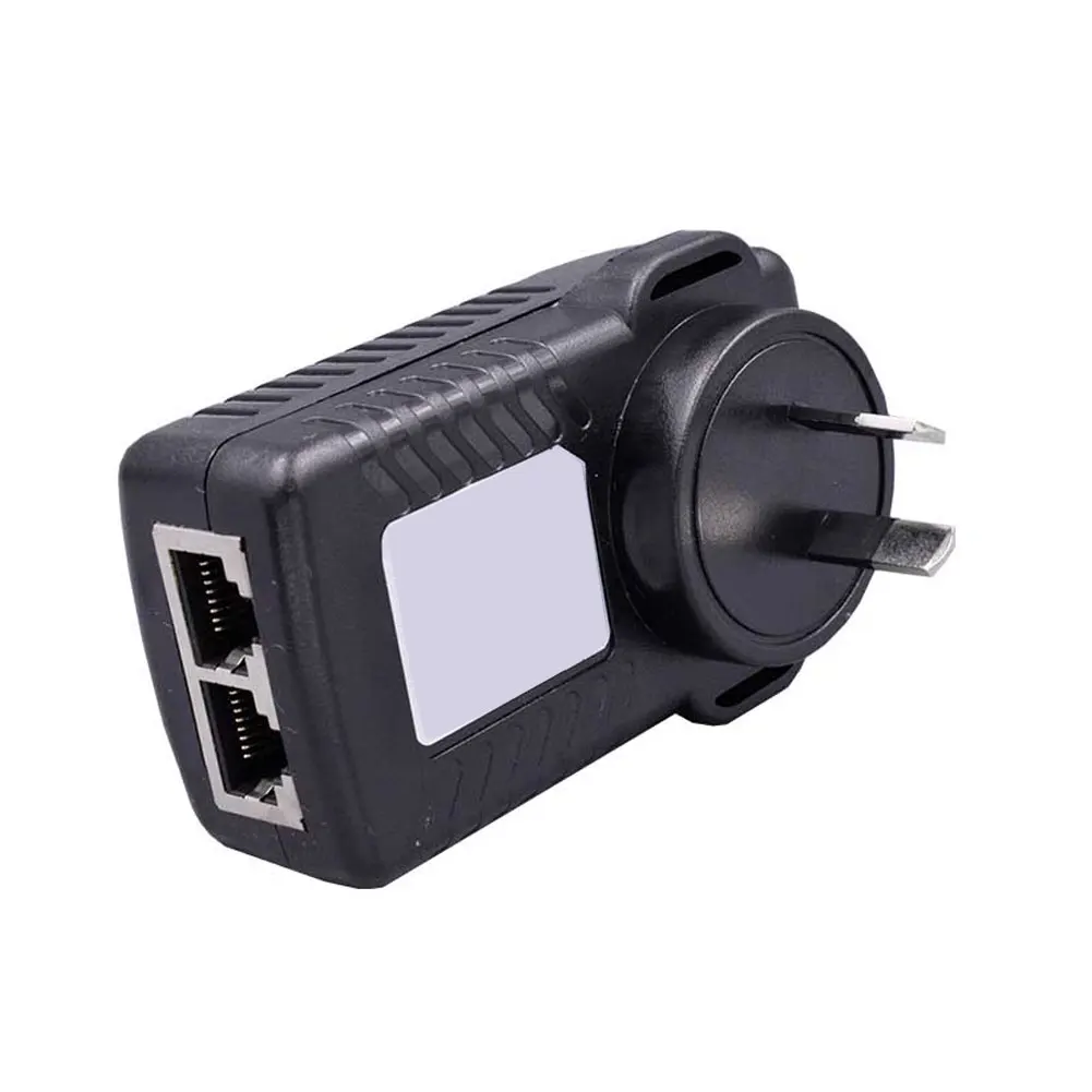 24 В 1 А Новый адаптер питания Ethernet POE Сетевая вилка