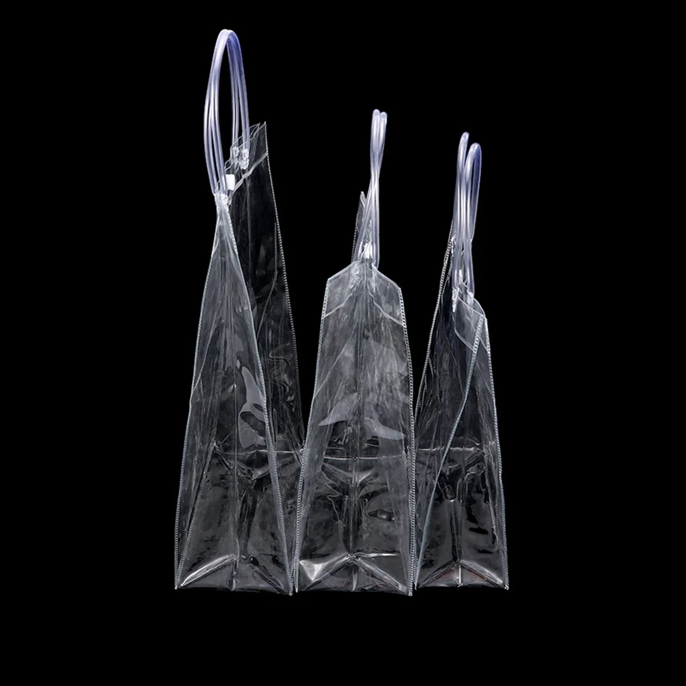 1 шт. прозрачная сумка для покупок хранения Подарочная Портативная Сумка-тоут